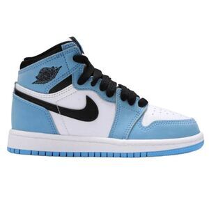 NIKE Air Jordan 1 Retro High 'University Bue" TD Sneakers Size 10C